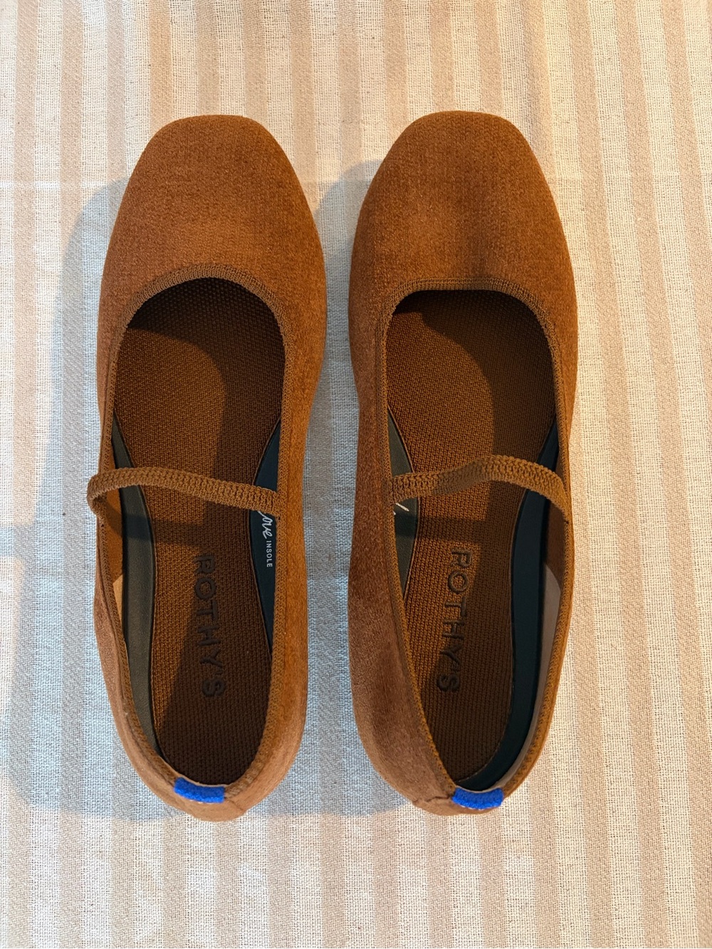 ROTHY’S ReVelvet Mary Jane Flats